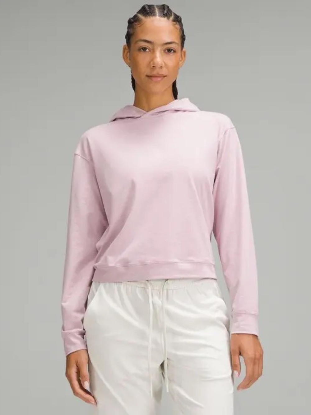 Lululemon Peloton Collab Soft Jersey Hoodie & Pants Set Rare Rose Blush Peony XS - Picture 15 of 16